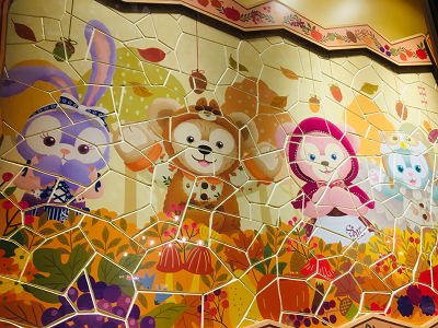 ガッレリーア・ディズニーにある壁画の写真