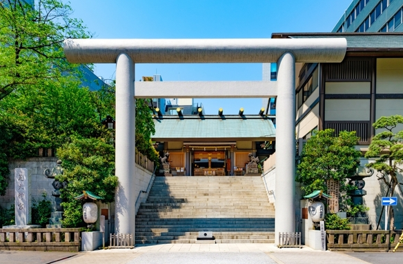 北川景子安産祈願の神社は芝大神宮の写真